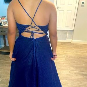 Navy blue prom dress, My daughter wore it for her Quinceañera party